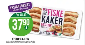 Kiwi FISKEKAKER tilbud