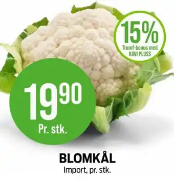 Kiwi BLOMKÅL tilbud