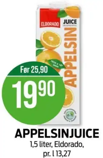 Kiwi APPELSINJUICE tilbud