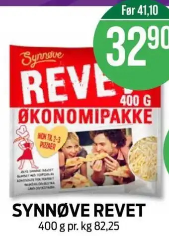 Kiwi SYNNØVE REVET tilbud