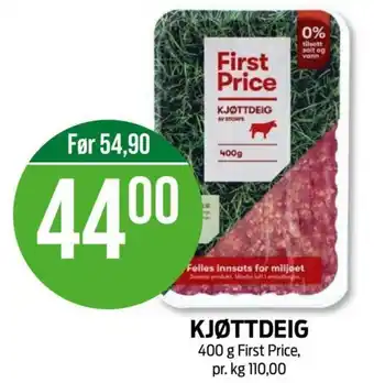 Kiwi KJØTTDEIG tilbud