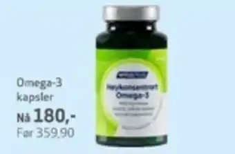 Apotek 1 Omega-3 kapsler tilbud