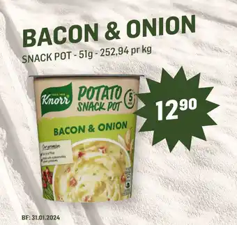 Holdbart BACON & ONION tilbud