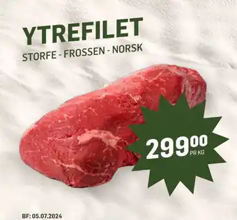 Holdbart YTREFILET tilbud