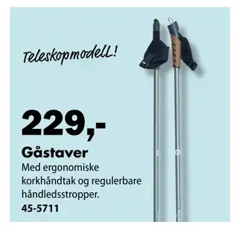 Biltema Gåstaver tilbud