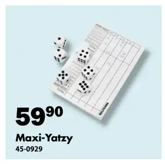 Biltema Maxi-Yatzy tilbud