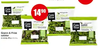 Spar Grønn & Frisk salater tilbud