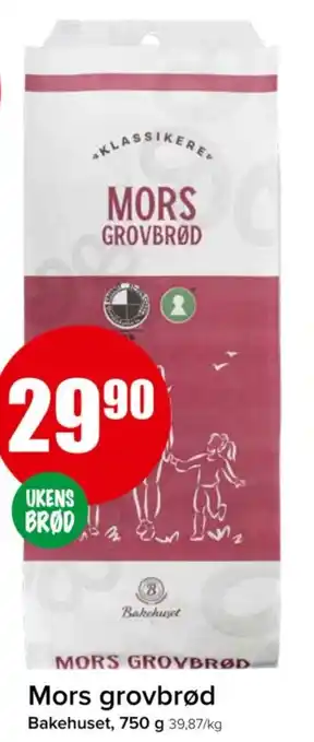 Spar Mors grovbrød tilbud