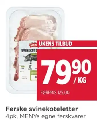 Meny koteletter