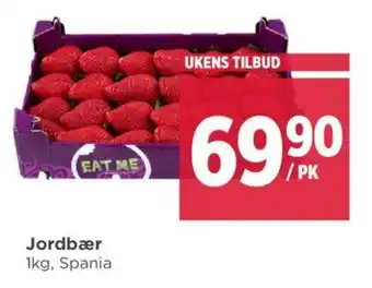 Meny Jordbær tilbud