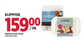 Jacobs KLIPPFISK tilbud