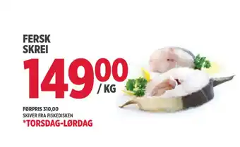 Jacobs FERSK SKREI tilbud