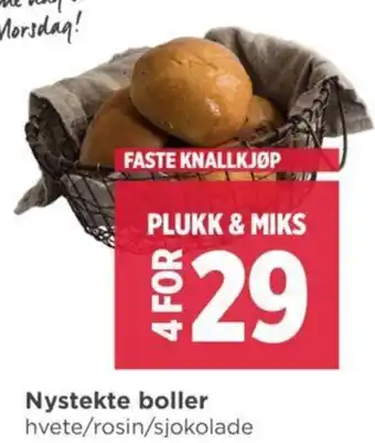 Meny Nystekte boller tilbud