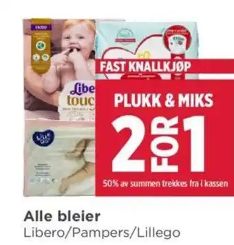 Meny Alle bleier tilbud