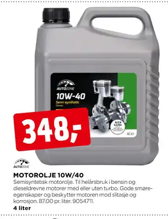 jem & fix MOTOROLJE 10W/40 tilbud