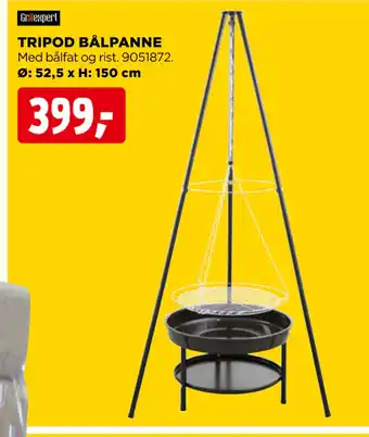 jem & fix TRIPOD BÅLPANNE tilbud