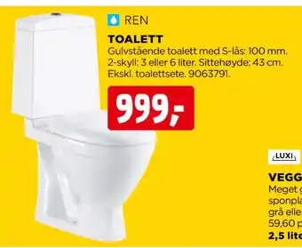 jem & fix TOALETT tilbud