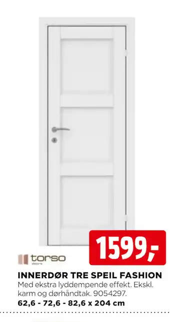 jem & fix INNERDØR TRE SPEIL FASHION tilbud