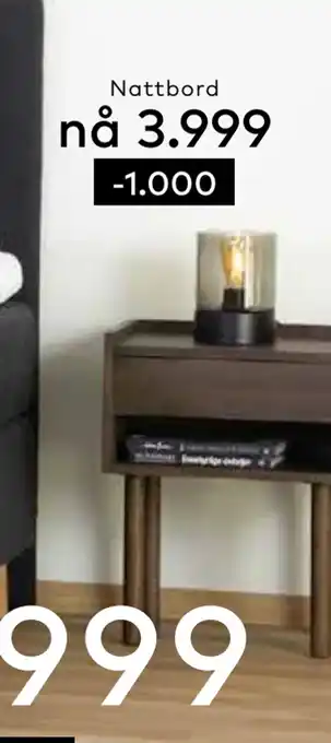 Skeidar XOV Bolton nattbord tilbud