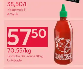 Gigaboks Sriracha chili sauce 815 g tilbud