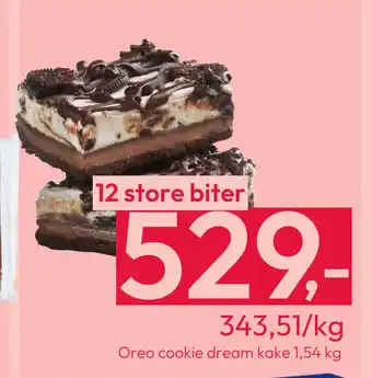 Oreo cookie dream kake 1,54 kg