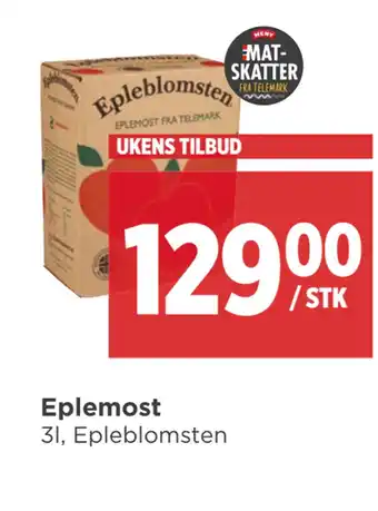 Meny Eplemost tilbud