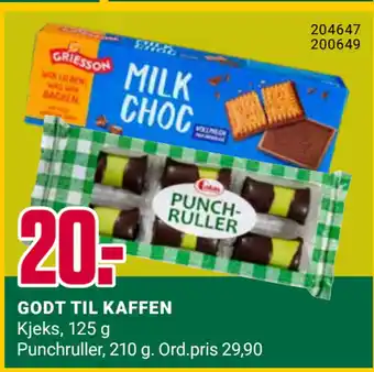 Europris GODT TIL KAFFEN tilbud