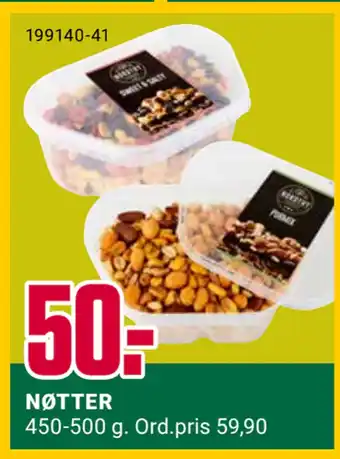 Europris NØTTER tilbud