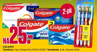 Europris COLGATE tilbud