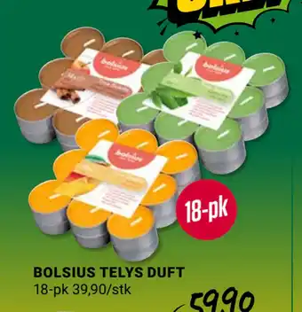 Europris BOLSIUS TELYS DUFT tilbud
