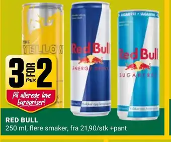 Europris RED BULL tilbud