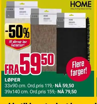 Europris LØPER tilbud