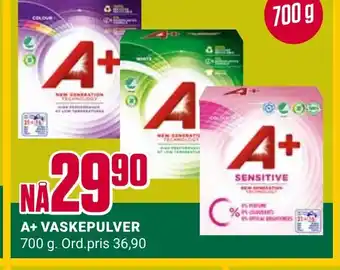 Europris A+ VASKEPULVER 700 g tilbud