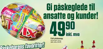 Europris Fylt påskeegg tilbud