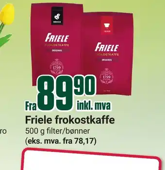 Europris Fra Friele frokostkaffe tilbud