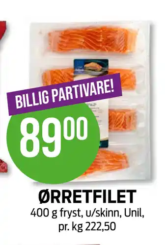 Kiwi ØRRETFILET tilbud