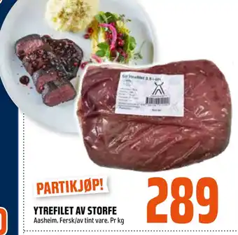 YTREFILET AV STORFE