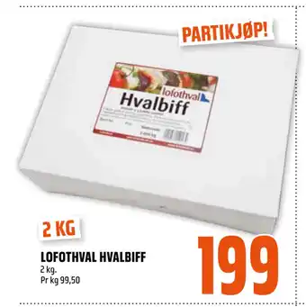 Coop Obs LOFOTHVAL HVALBIFF tilbud