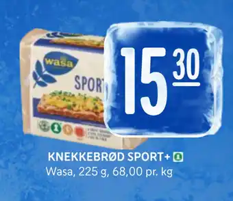 Rema 1000 KNEKKEBRØD SPORT+ tilbud