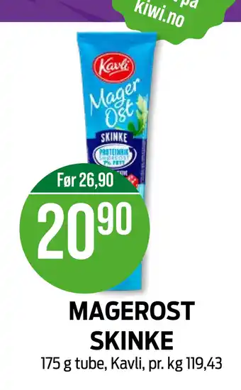 Kiwi MAGEROST SKINKE tilbud