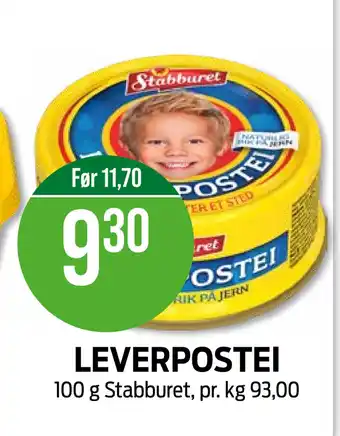 Kiwi LEVERPOSTEI tilbud