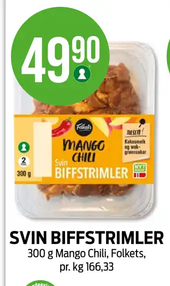Kiwi SVIN BIFFSTRIMLER tilbud