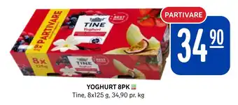 Rema 1000 YOGHURT 8PK tilbud