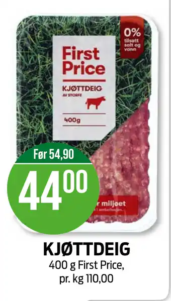 Kiwi KJØTTDEIG tilbud