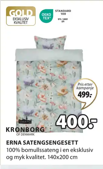 JYSK ERNA SATENGSENGESETT tilbud