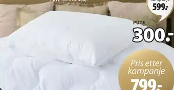 JYSK PUTE tilbud