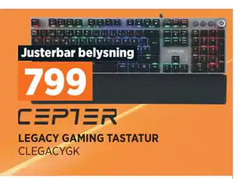 POWER LEGACY GAMING TASTATUR tilbud