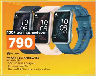 POWER WATCH FIT SE SMARTKLOKKE tilbud