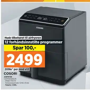 POWER AIRFRYER tilbud