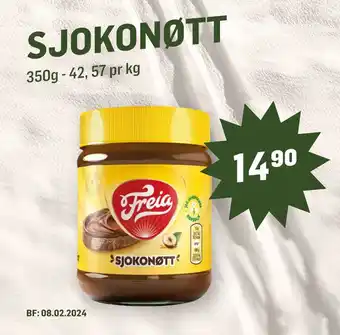 Holdbart SJOKONØTT tilbud
